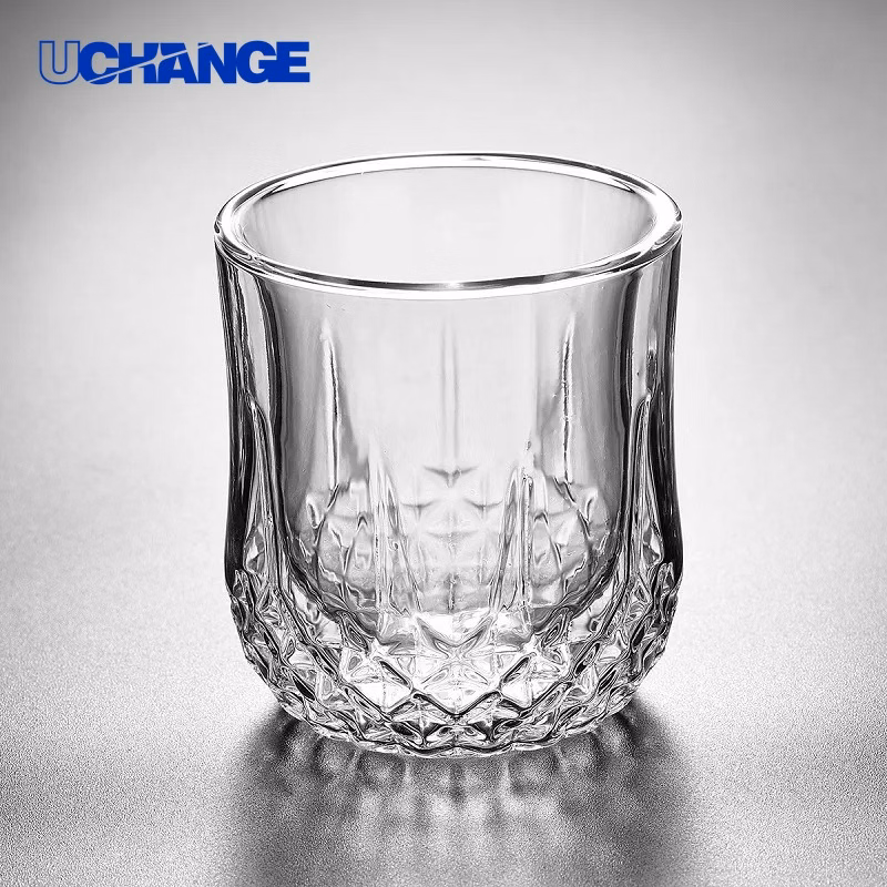 9oz Double Whisky Glass Drinkware for Home Bars & Tasting Nights