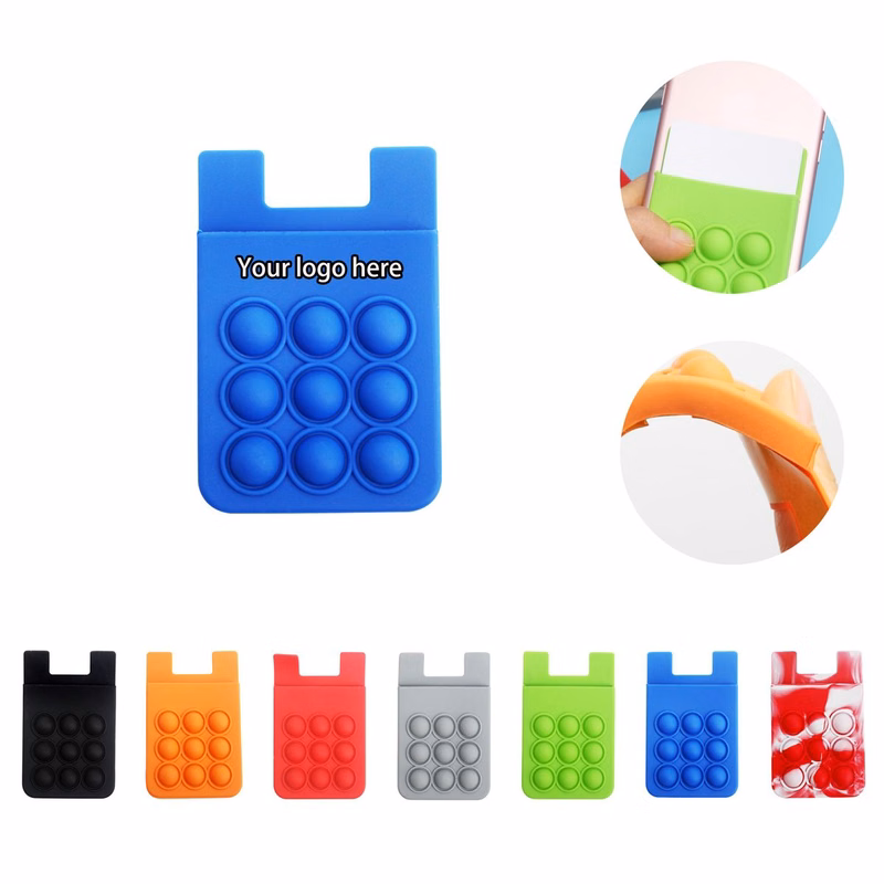 Bubble Push Pop Mobile Phone Card Sleeve