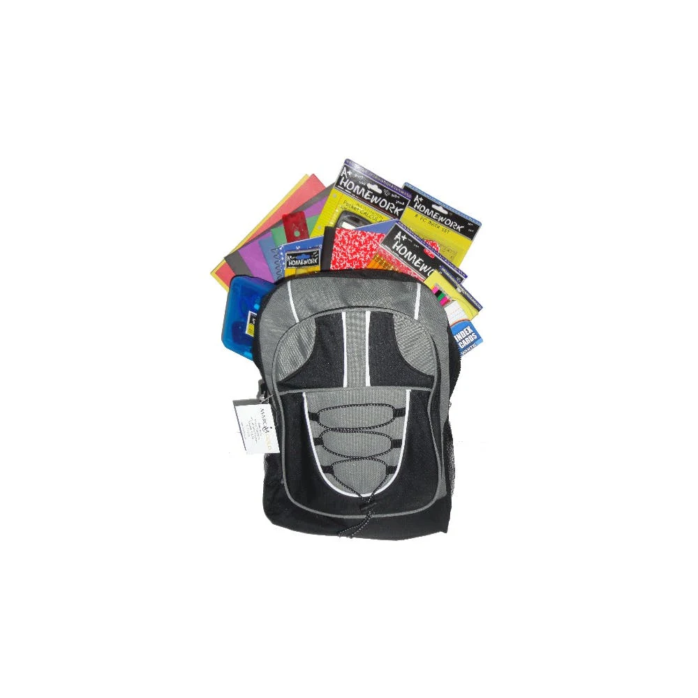 17" Backpack & Middle School Supply Kit - 48 Piece 1