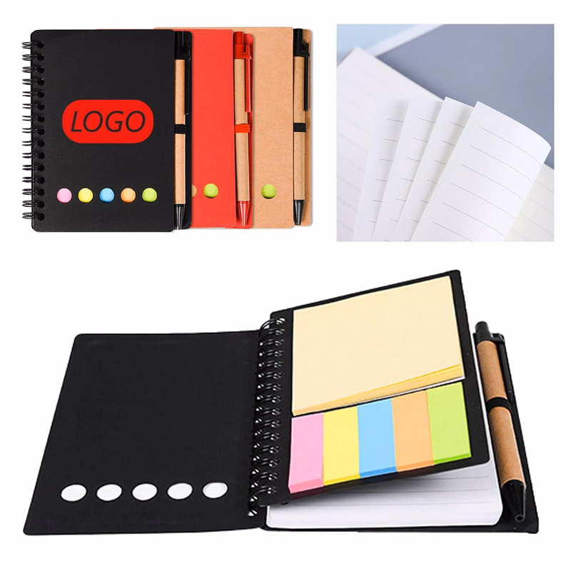 Spiral Steno Pads Lined Notebook with Pen