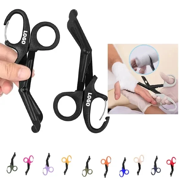Medical Scissors With Carabiner 1