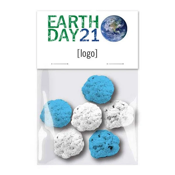 Earth Day Seed Paper Bomb, Cello 6 Pack 1