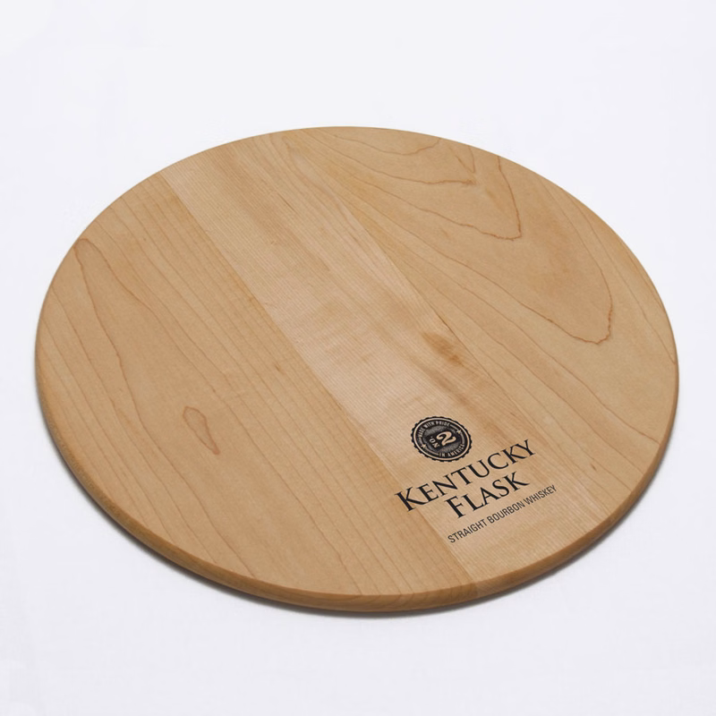Maple Cutting Board - Top Grain - 13.5"dia x .5"h
