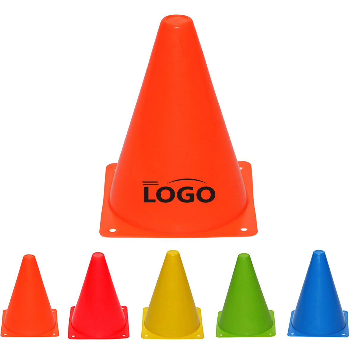 Plastic Soccer Practice Cone With Base 1