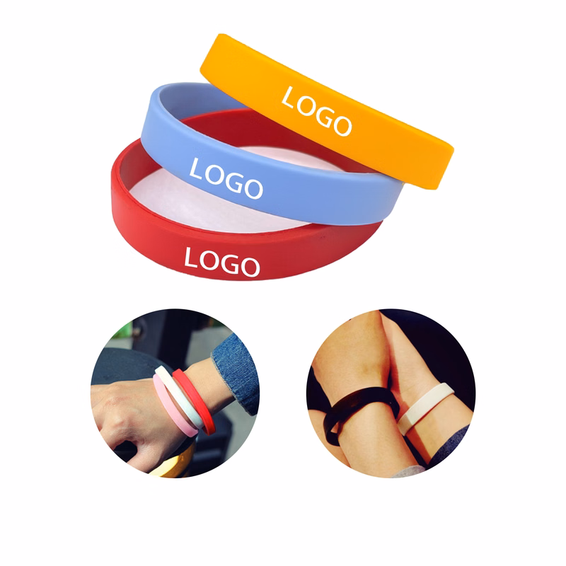 MOQ 100 PCS Silicone Wristband