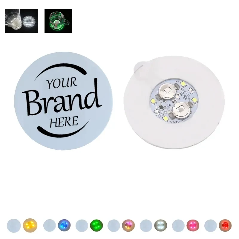 Light Up Coasters Bottle Sticker 1