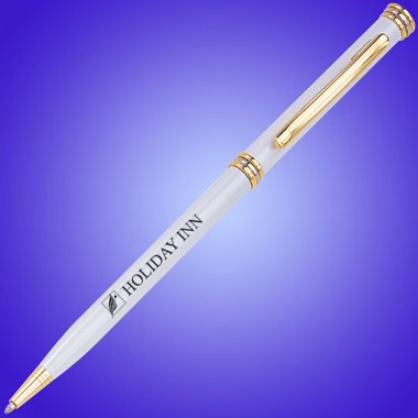 SLIM LINE PEN- GOLD ACCENT