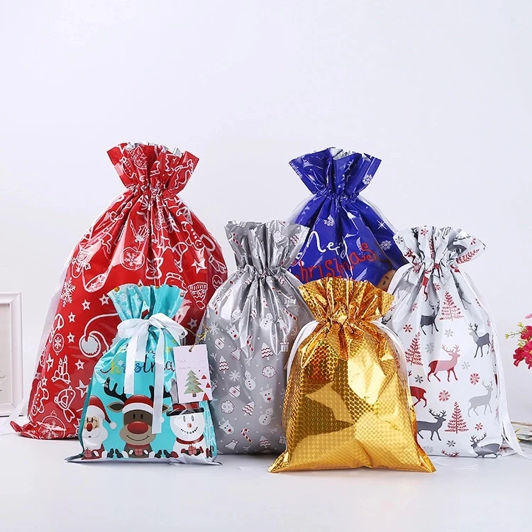 Christmas foil candy gift bag 1