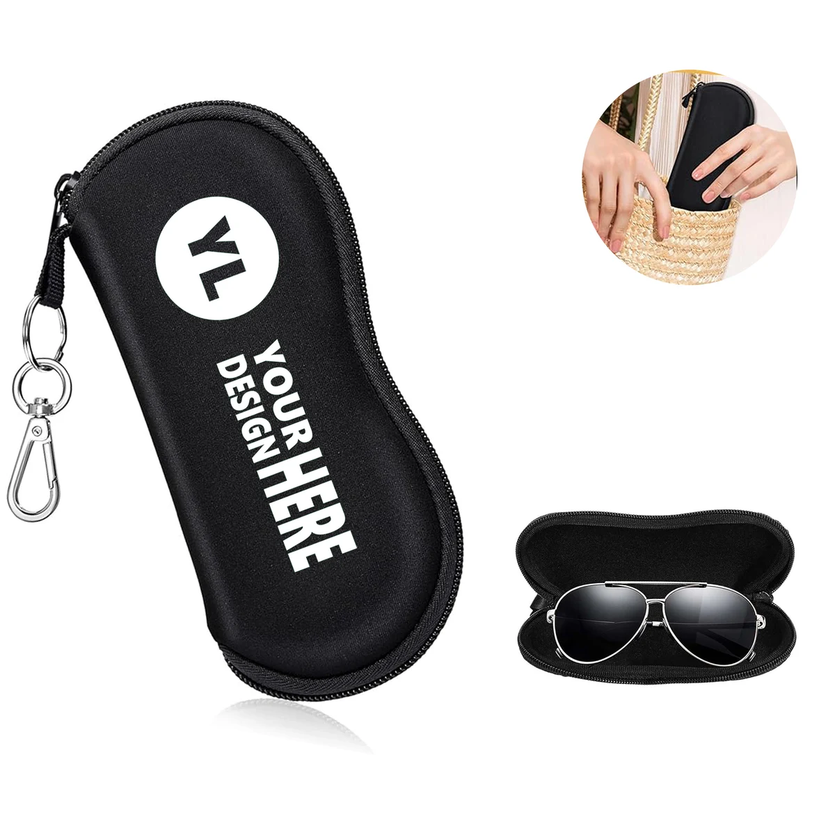 Portable Neoprene Eyeglasses Case 1
