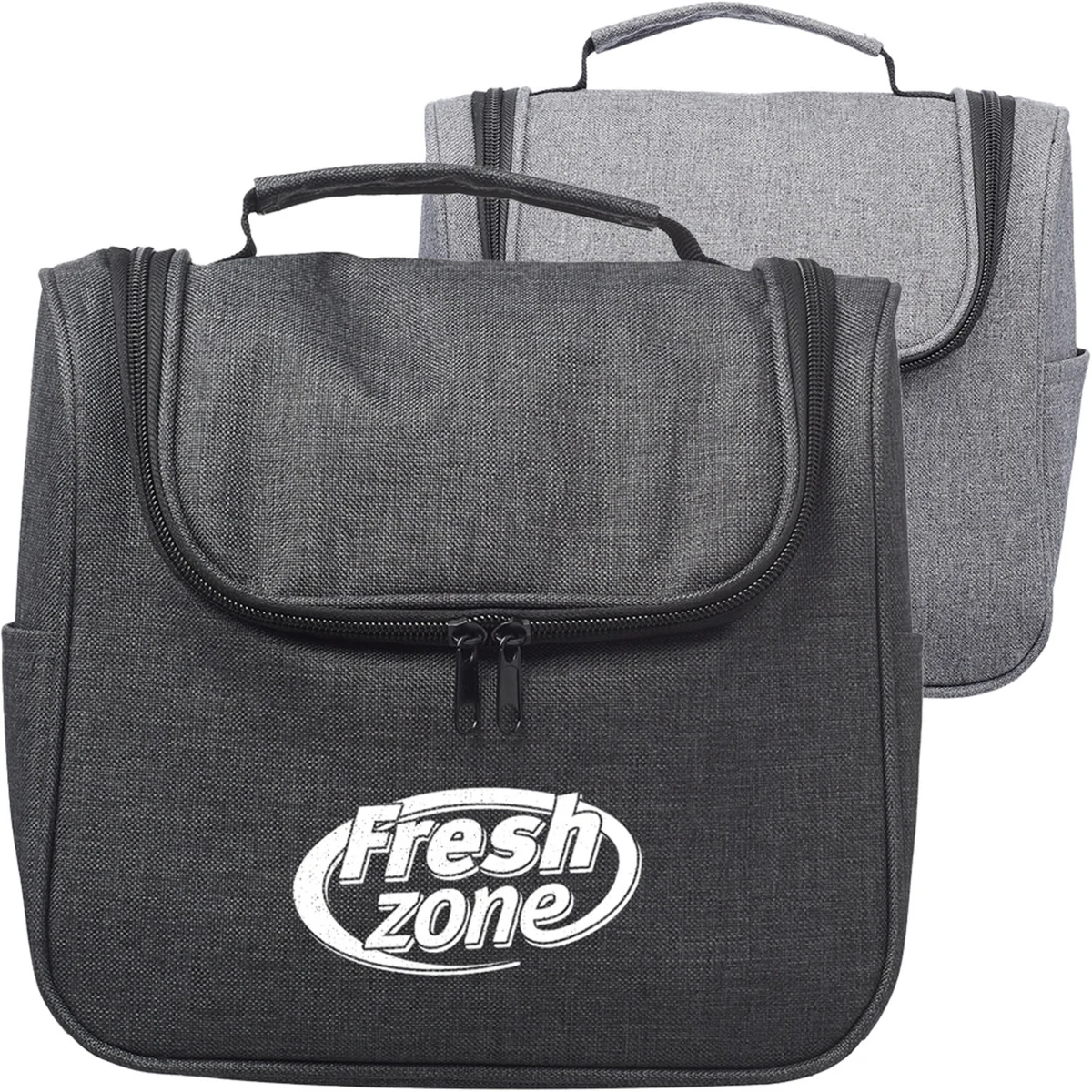 Large Heather Toiletry Bags w/ Side Pockets 1