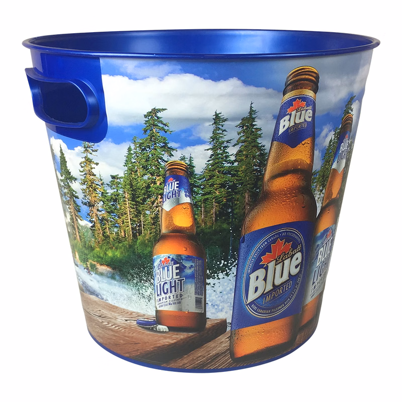 6.5 Qt. Stackable Bucket w/Handles - Full Wrap Color Imprint