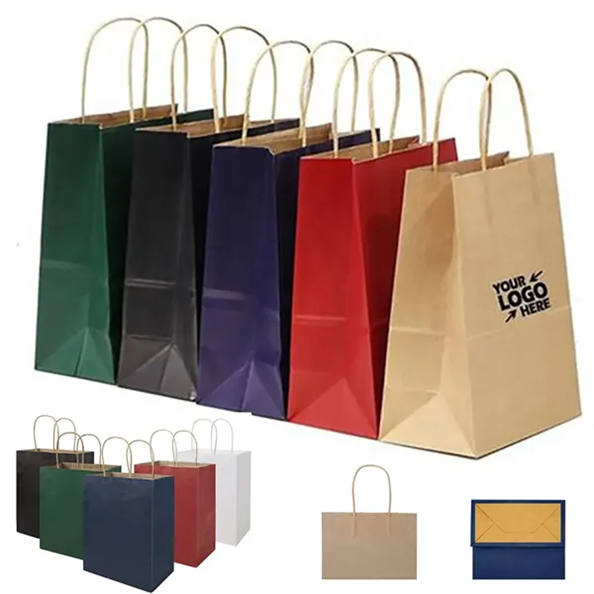 Brown Paper Shopping Bag 1