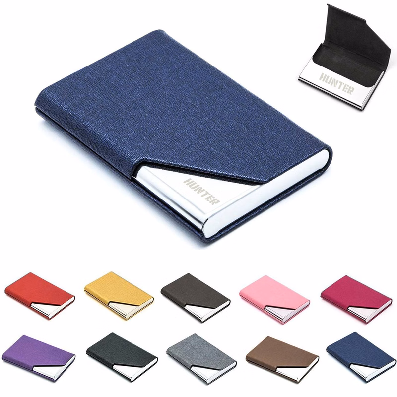 Aluminum alloy business card holder box