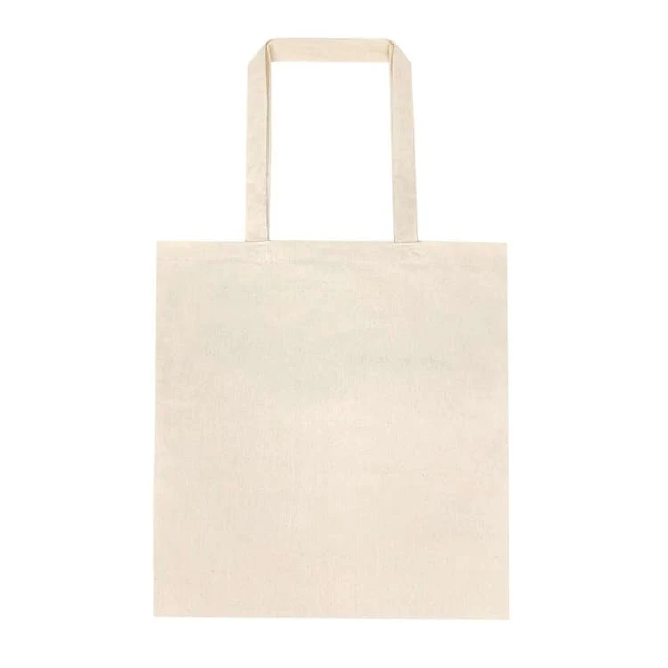 Cotton Canvas Tote Bag - Natural, custom tote bag with logo imprint 1