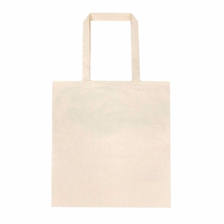 Cotton Canvas Tote Bag - Natural