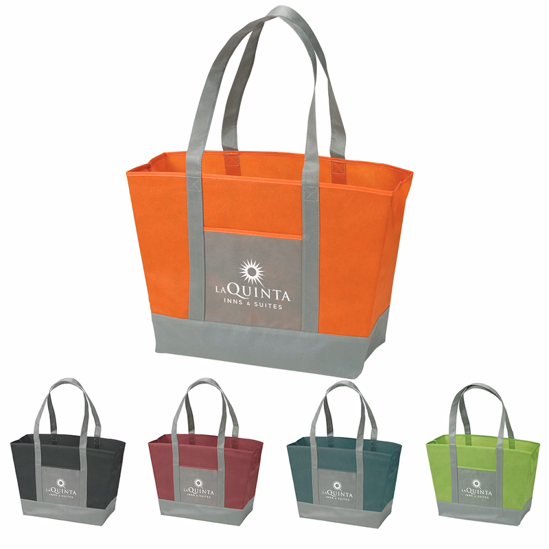 Two-tone Non-Woven Tote Bag