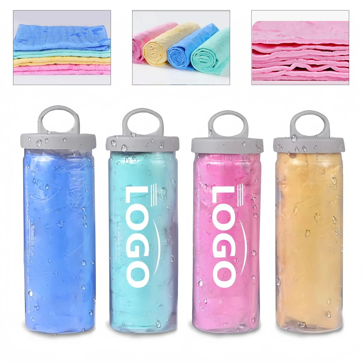 Pet Absorbent Bath Towel In Bucket Print Style 1