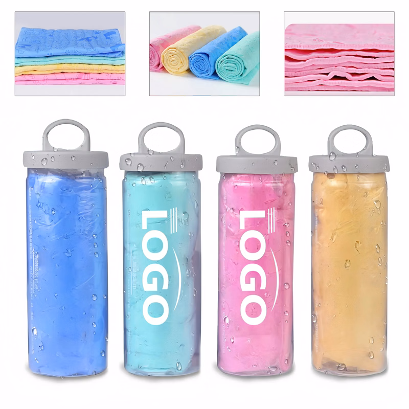 Pet Absorbent Bath Towel In Bucket Print Style