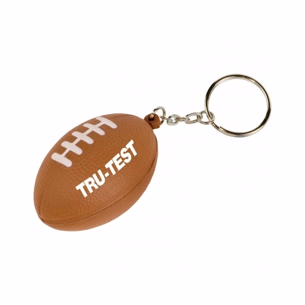 Football Stress Reliever Keyring
