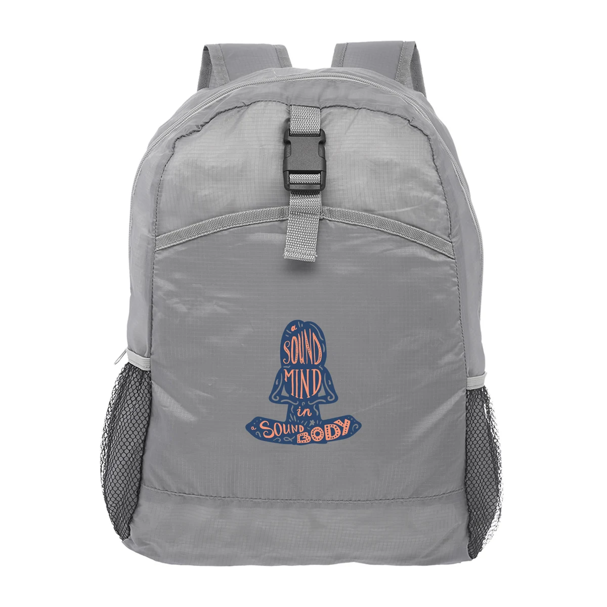 Foldable Backpack (2 Color Imprint) 1
