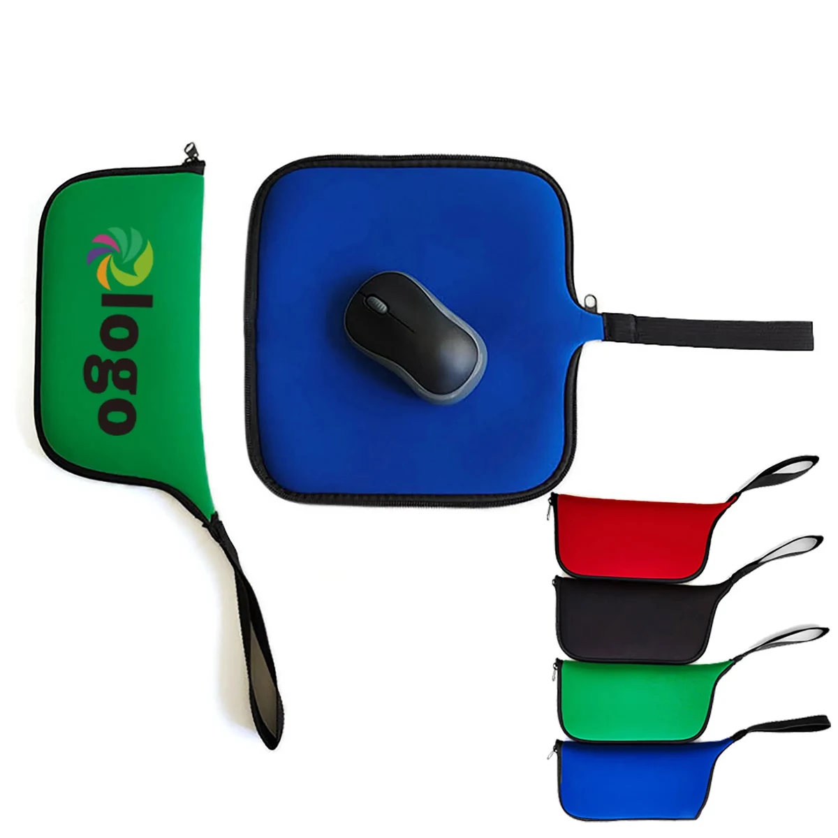 Travel Mouse Bag and Pad Combo 1