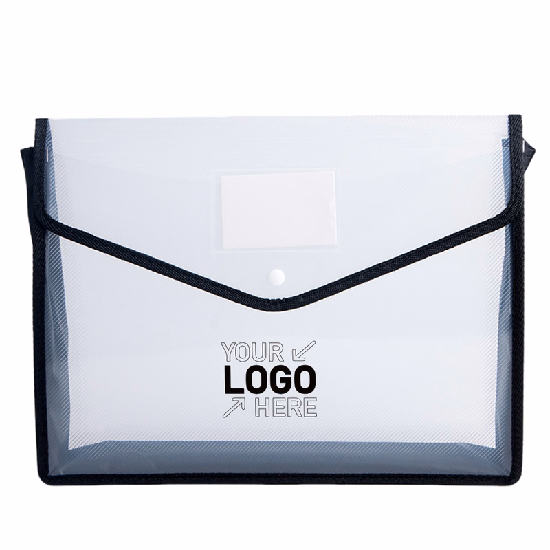 Transparent PP Snap Document Bag