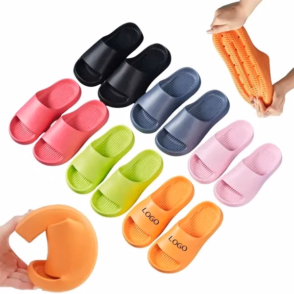 Non-Slip Indoor Travel-Friendly Odor-Free Slippers