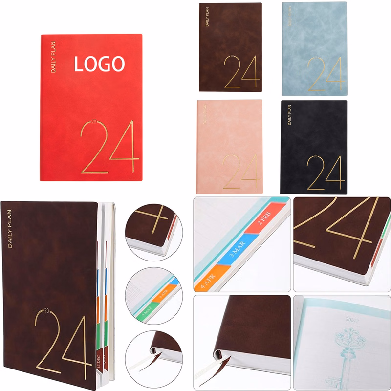 A5 2024 Year Diary Planner Notebook