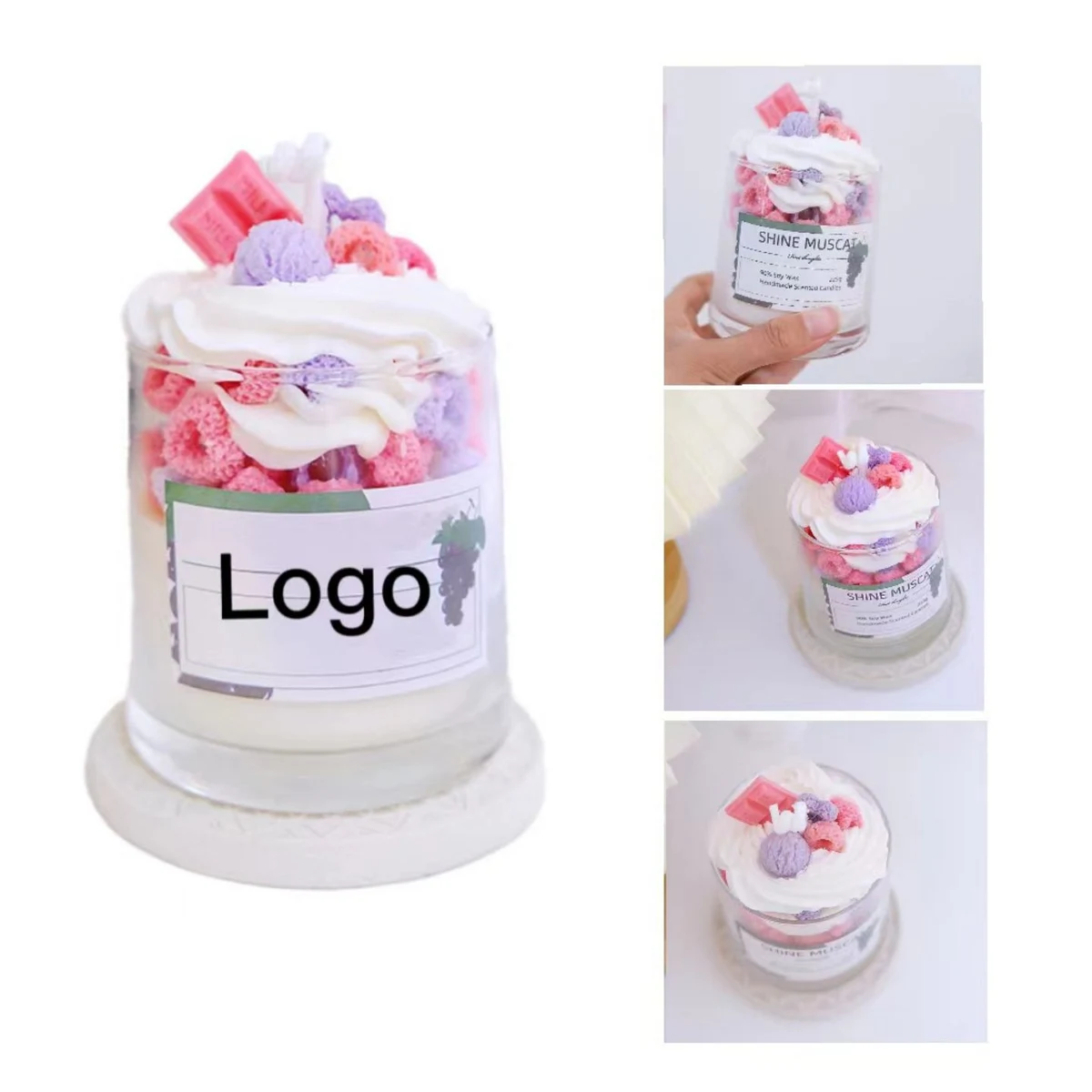 Ice Cream Soybean Wax Candle 1
