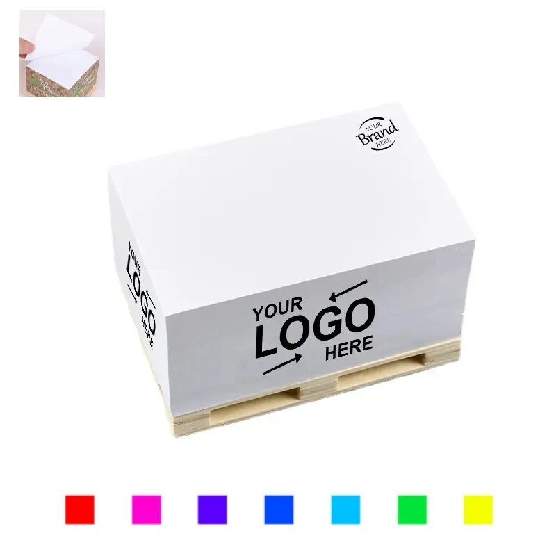 Self Adhesive Notepad With Wooden Pallet 1
