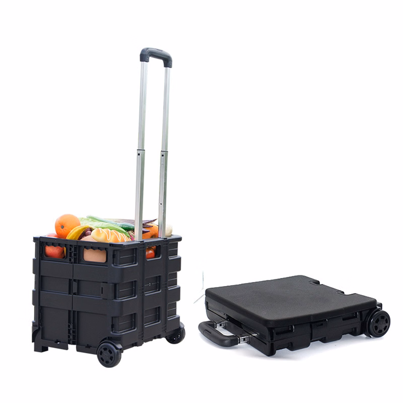Collapsible Plastic Shopping Cart