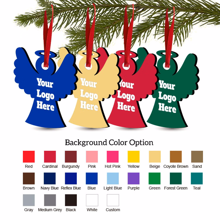 Free Shipping Solid Color Christmas Ornament - Angel