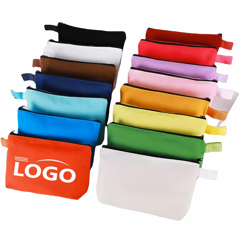 Multi-Purpose Cotton Canvas Zipper Bag