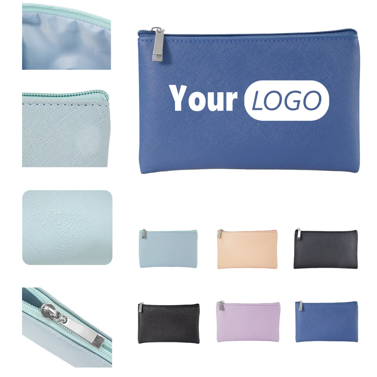 7.5 x 4.7 Inch Minimalist PU Travel Pouch 1