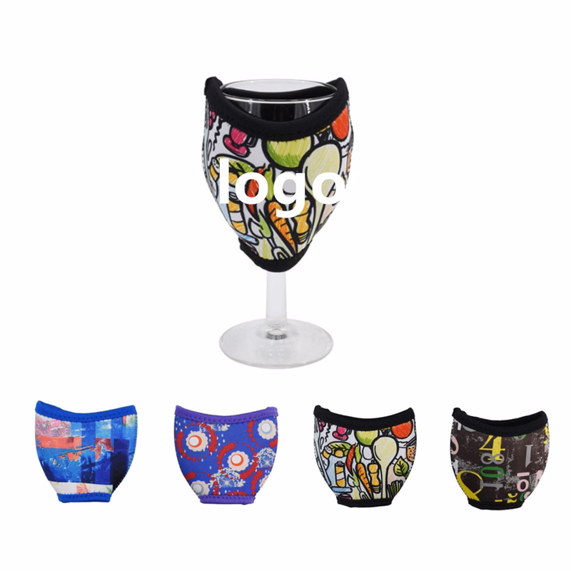 Neoprene Wine Glass Sleeve Coolie