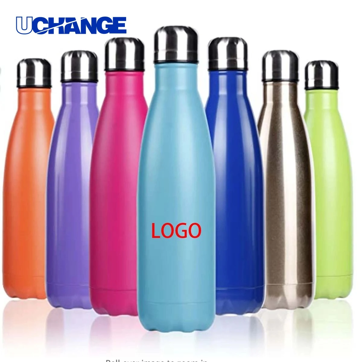 Stainless Steel Coke-Style Bottle for Daily Hydration & Promotions, custom water bottle with logo imprint 1