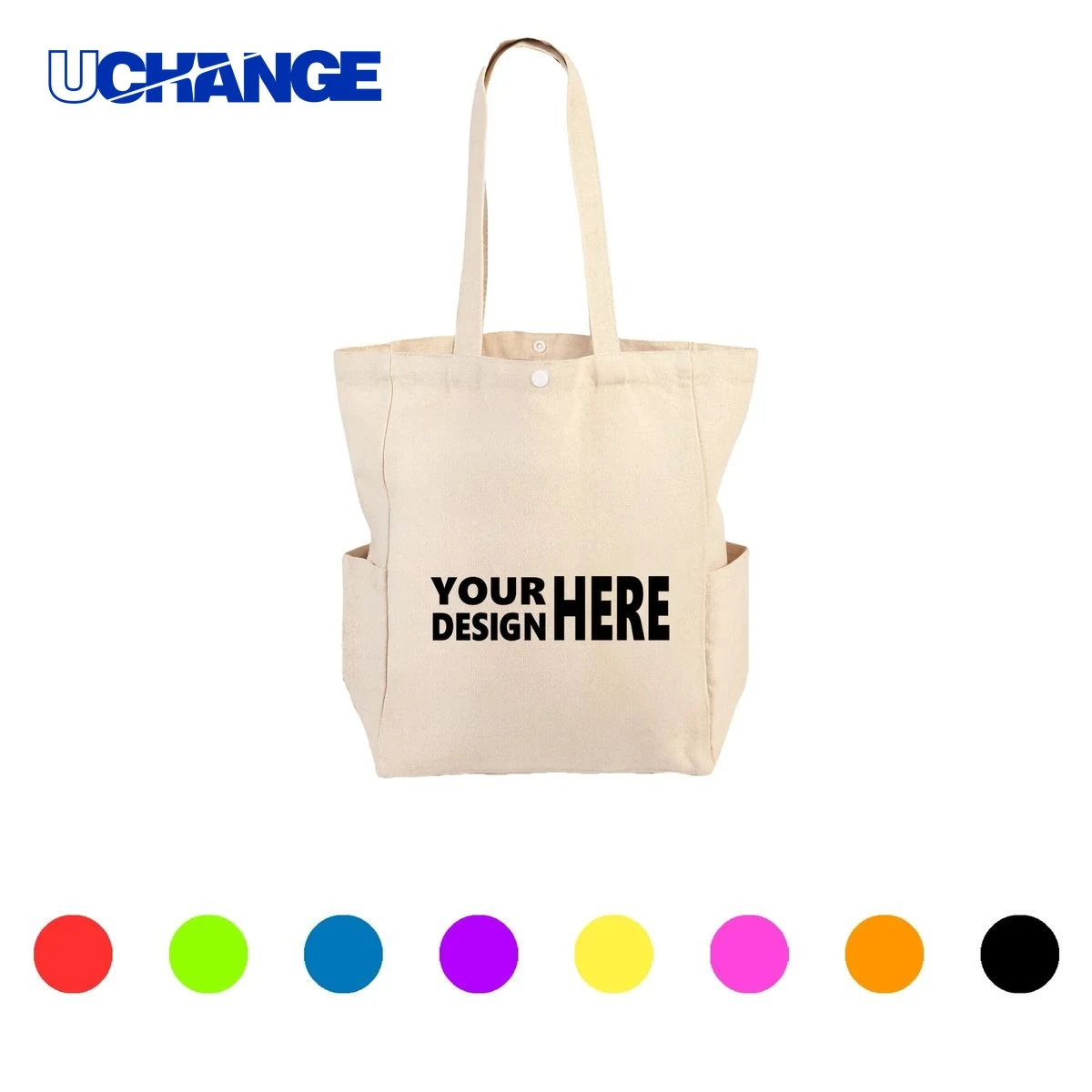Utility Canvas Tote Bag, custom tote bag with logo imprint 1
