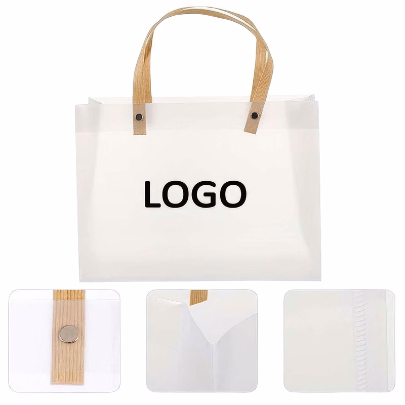 Frosted Reusable PP Gift Wrap Bag