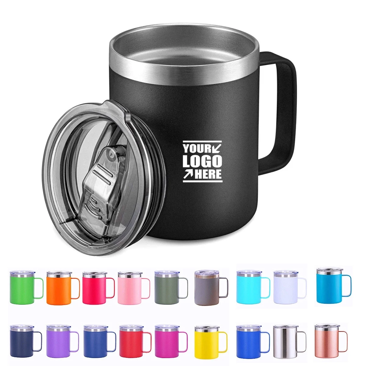 12 oz Stainless steel Camper Coffee Mug 1