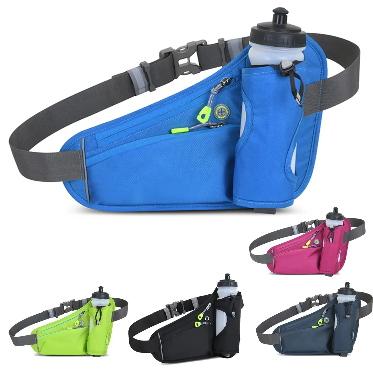 Running Belt Hydration Waist Pack With Water Bottle Holder 1