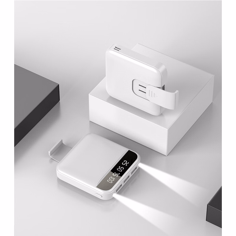 Three USB Outputs Smart Phone Mini Power Bank With Stand
