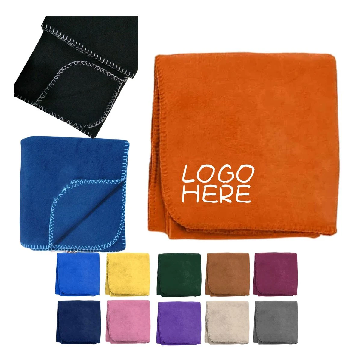 50??60-inch Double-Sided Fleece Blanket 1