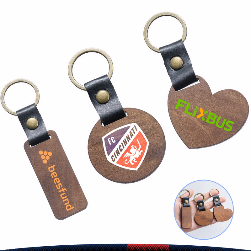 Haatti Wooden keychain