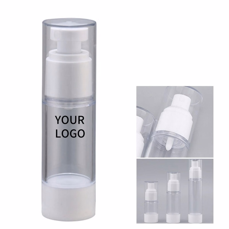 Transparent Press Type Vacuum Bottle for Travel