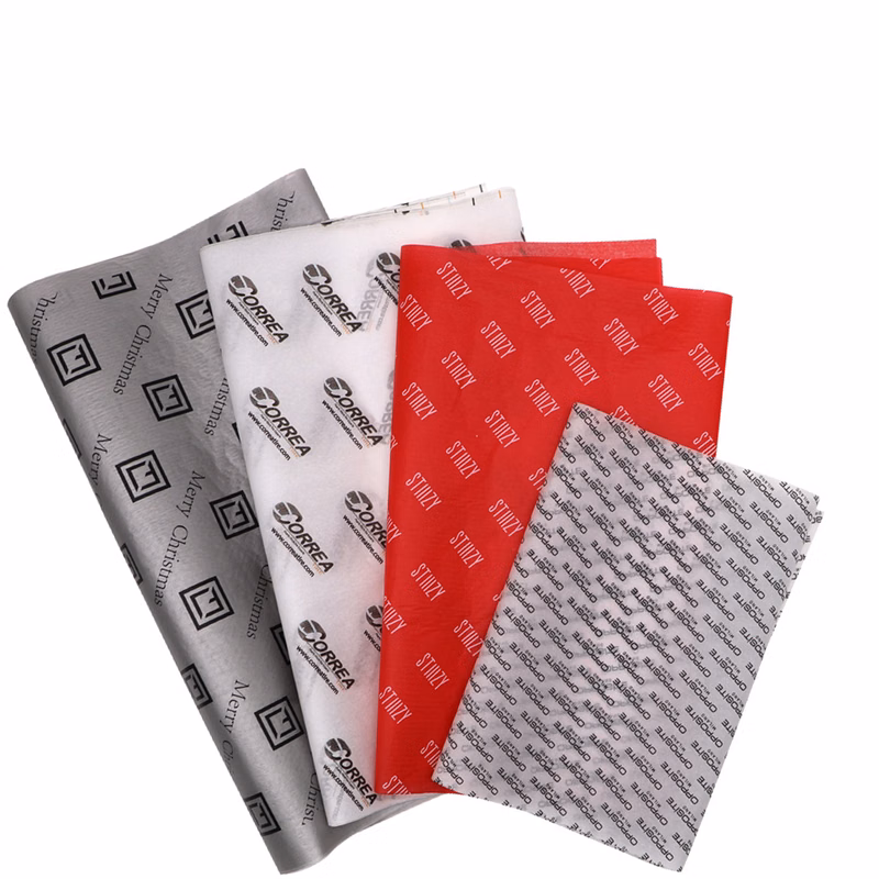 Custom Colored Sandwich Burger Wrapping Tissue Paper