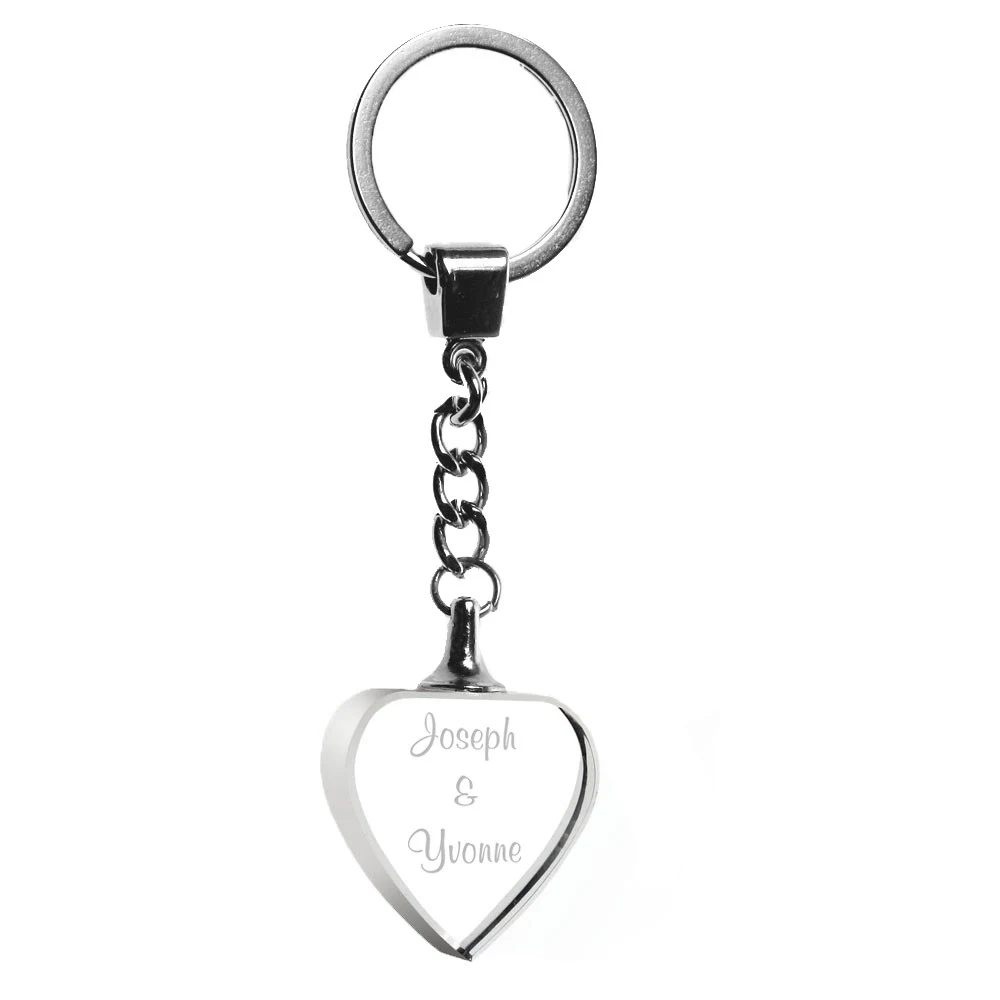 Heart Crystal Keychains 1