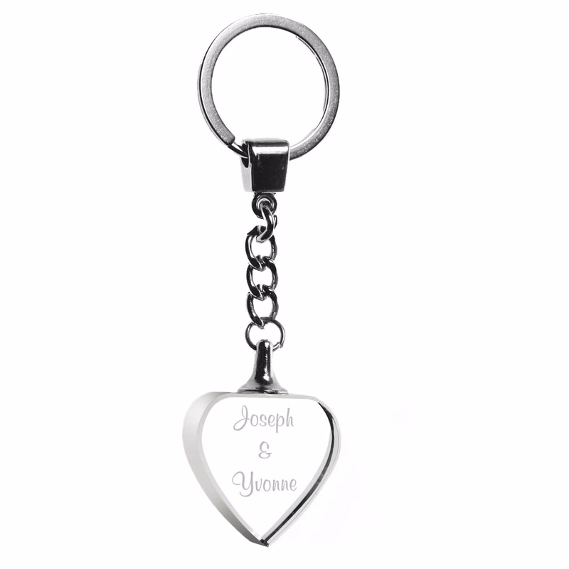Heart Crystal Keychains