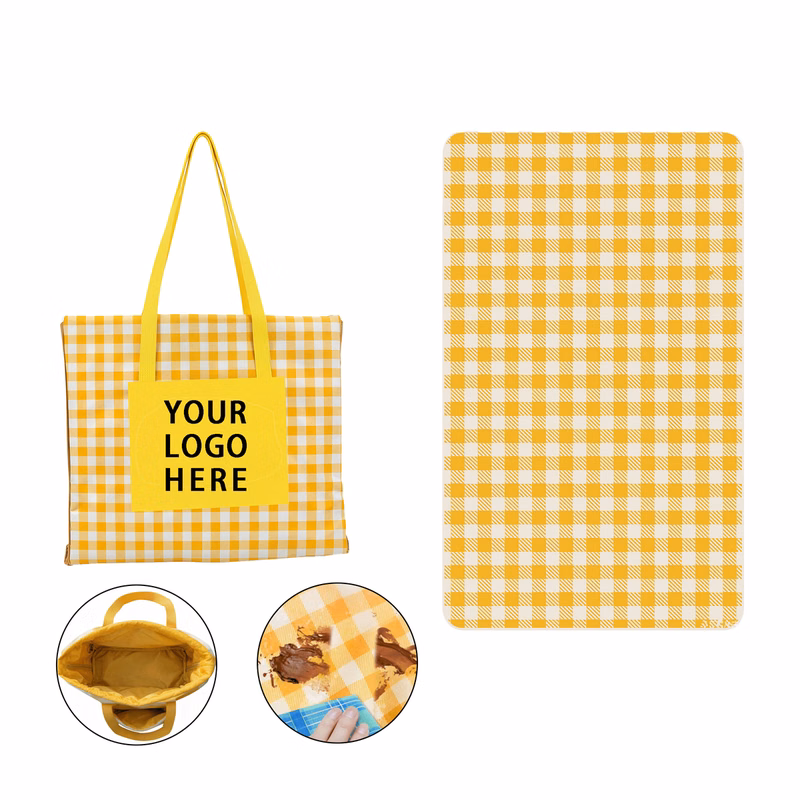 Foldable 2-in-1 Outdoor Picnic Mat Bag