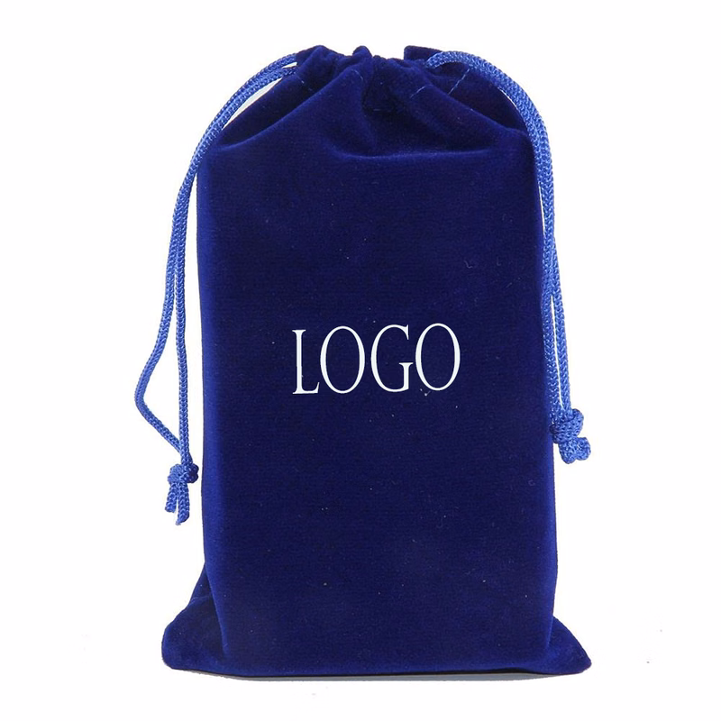 8" x 8" x 5" DELUXE VELVET GUSSET DRAWSTRING POUCH