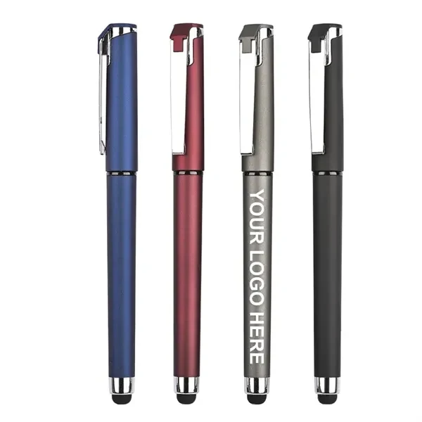 Custom Dual Function Stylus Gel Pen with Capacitive Tip — Professional Office & Mobile 1